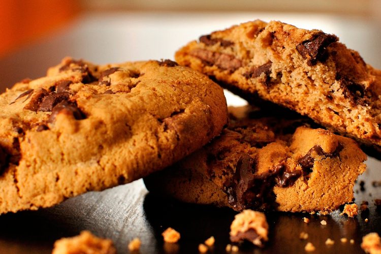 Receta de Galletas con chispas de chocolate