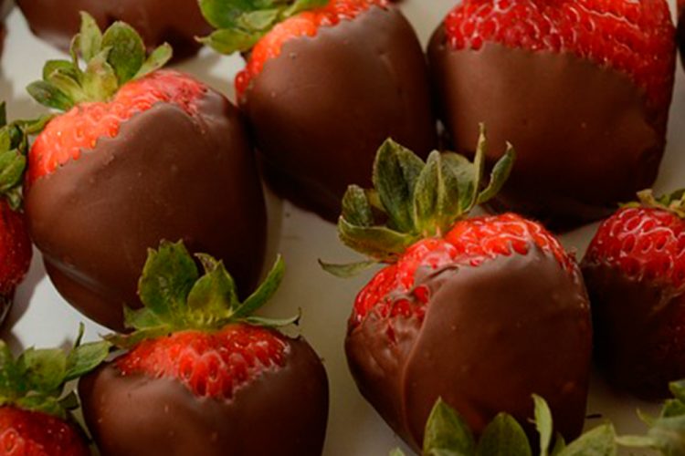 Fresas cubiertas de chocolate